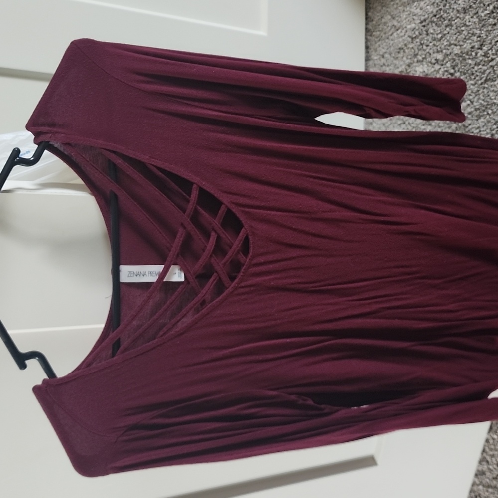 Dressier top, 3/4 sleeve